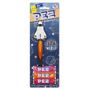 2024 New Years Crystal Space Shuttle PEZ.com Exclusive Limited Edition Dispenser